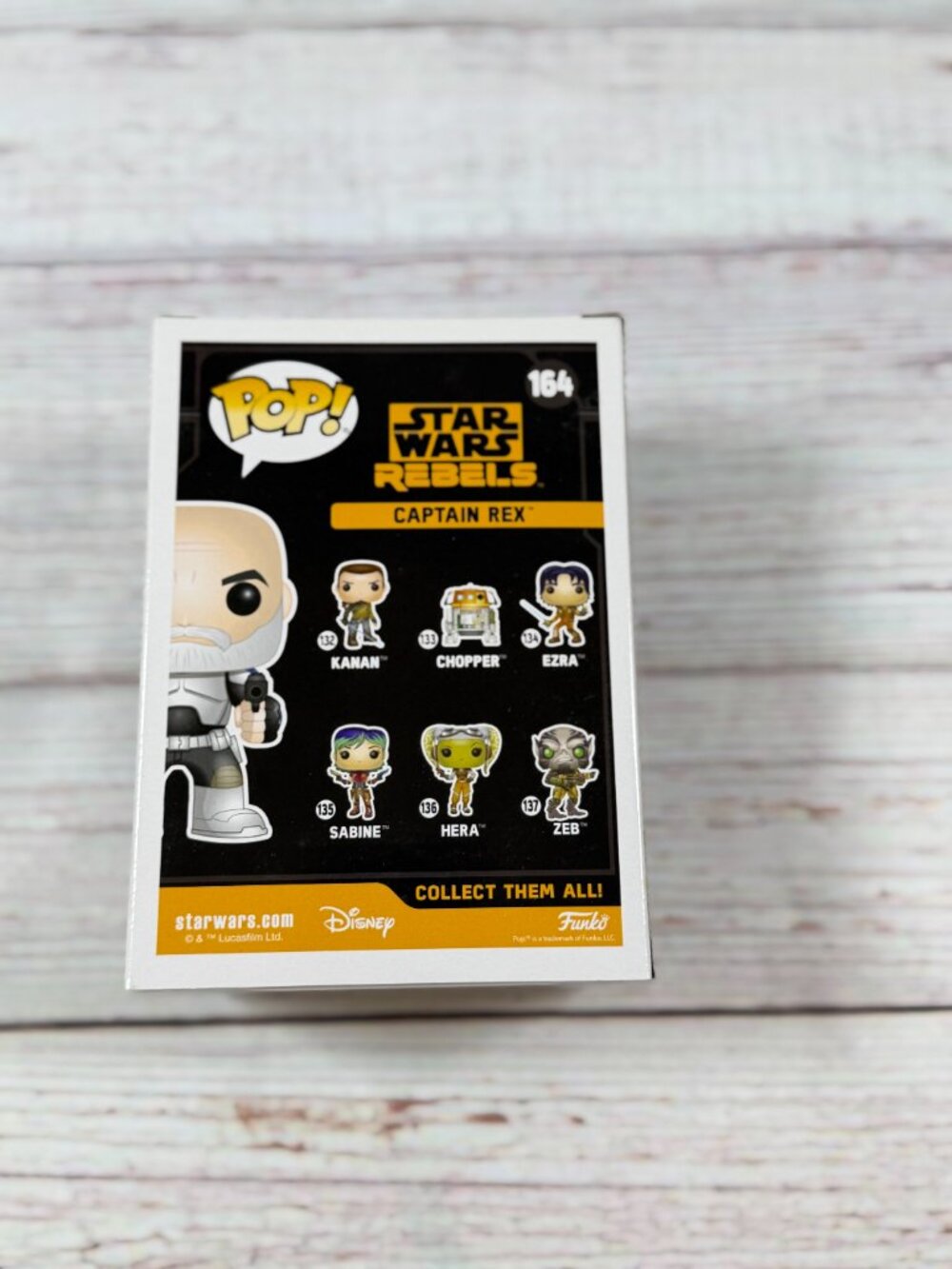 Funko Pop! Vinyl Star Wars Rebels Captain Rex #164 Smuggler's Bounty Exclusive - Picture 6 of 7